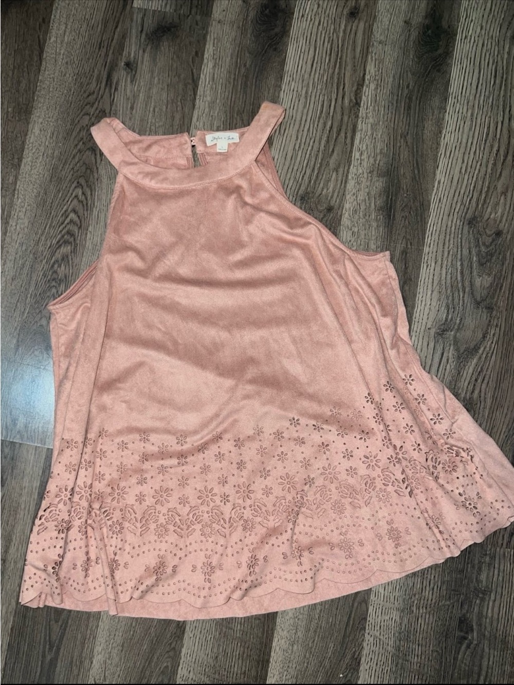 cute pale pink tank top